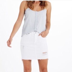 Ag Adriano Goldschmied White Mini Pencil Skirt size 25R